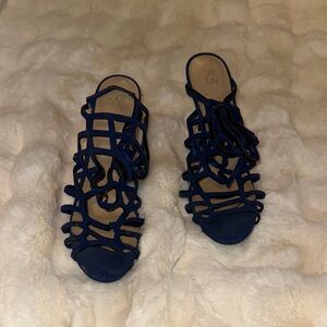 Navy Strappy Women's Sandals